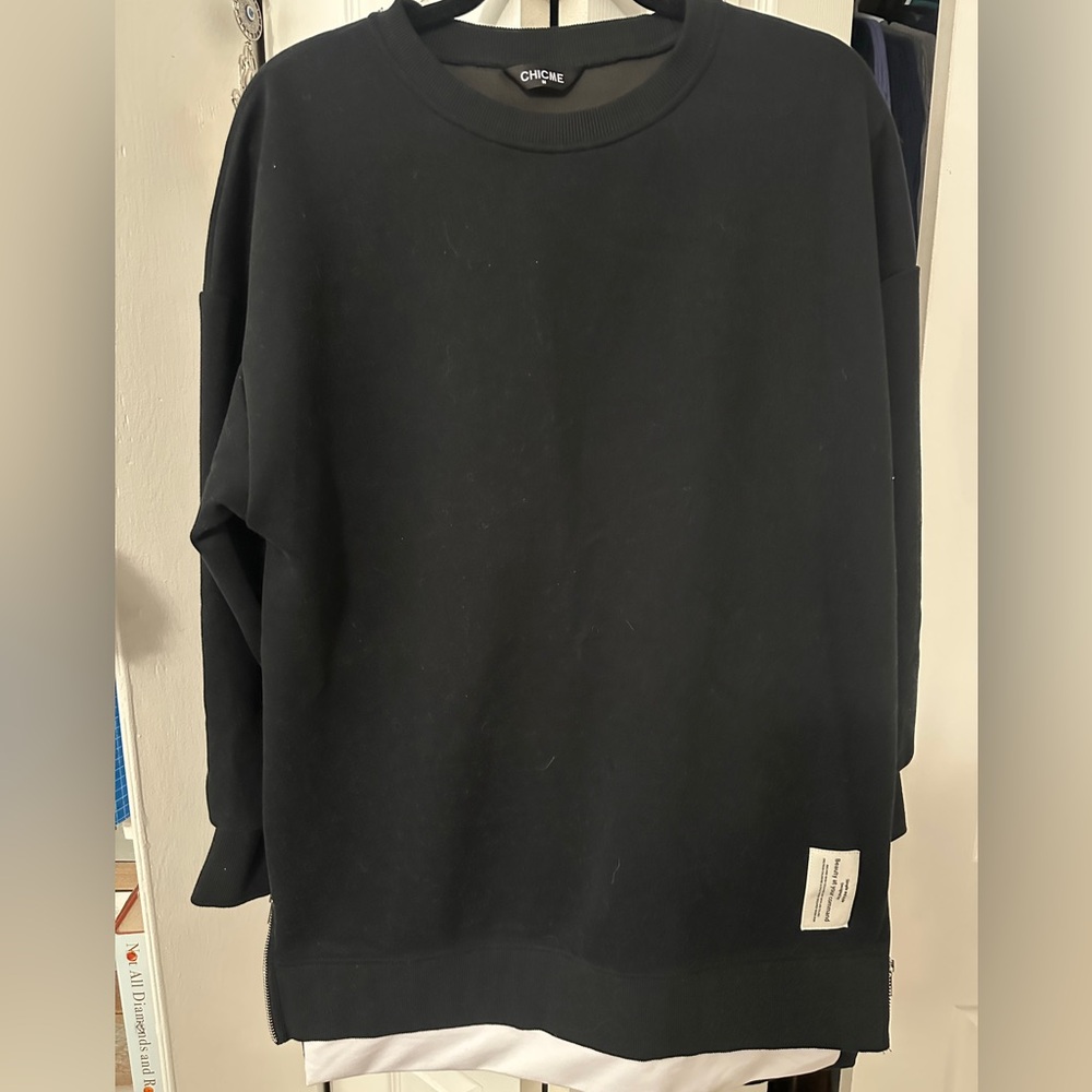 Sweatshirt Dress - Layered look